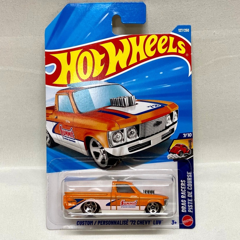 Hot Wheels Custom '72 Chevy Luv HW Drag Racers 7/10 Summit Racing Pickup NIP